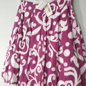 NWT Necessary Objects Ikat Print Skirt Size XS